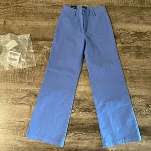 J crew petite Lizzie high rise wide leg pant. 26p. Brand new with tags